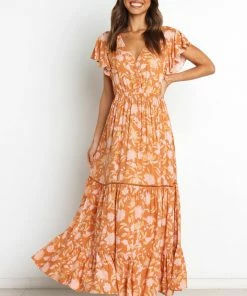 PUP50 Imogen Dress - Rust Dresses