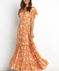 PUP50 Imogen Dress - Rust Dresses
