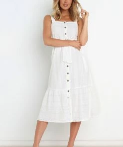 PUP8 Indianna Dress - White Dresses