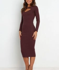 PUP14 Irena Dress - Brown Dresses