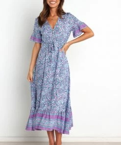 PUP61 Ivana Dress - Blue Dresses