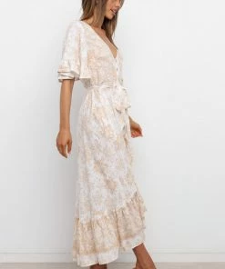 PUP52 Izzy Dress - Beige Dresses