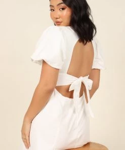 PUP14 Jamena Dress - White Dresses