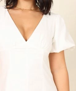 PUP14 Jamena Dress - White Dresses