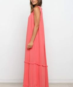 PUP49 Jamon Dress - Coral