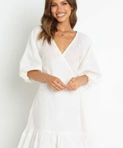 PUP3 Dresses Jaslynn Dress - White