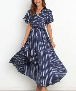 PUP50 Jasmine Dress - Navy Dresses