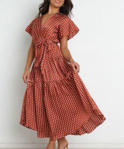 PUP50 Dresses Jasmine Dress - Rust