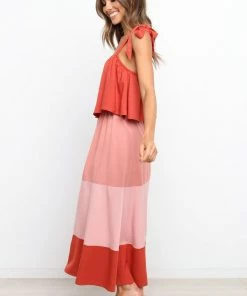 PUP49 Jayde Dress - Rust