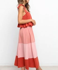 PUP49 Jayde Dress - Rust