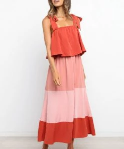 PUP49 Jayde Dress - Rust