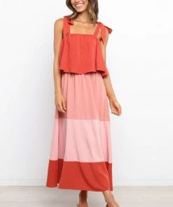 PUP49 Jayde Dress - Rust