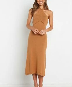 PUP3 Dresses Jaynie Dress - Tan