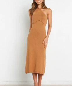 PUP3 Dresses Jaynie Dress - Tan