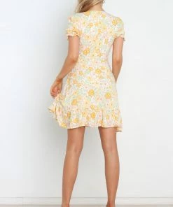PUP51 Jeffree Dress - Yellow Dresses