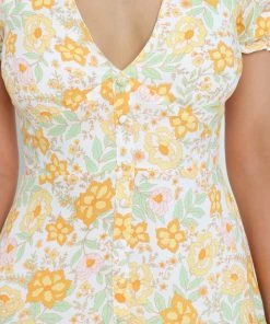 PUP51 Jeffree Dress - Yellow Dresses