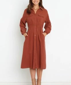 PUP61 Jenly Dress - Brown