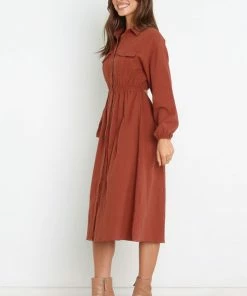 PUP61 Jenly Dress - Brown