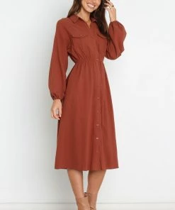 PUP61 Jenly Dress - Brown