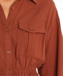 PUP61 Jenly Dress - Brown