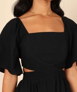 PUP4 Jordyn Cut Out Mini Dress - Black Dresses