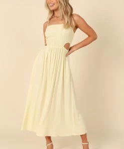 PUP8 Joslyn Midi Dress - Yellow