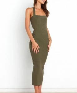 PUP44 Dresses Joyus Dress - Olive