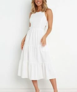PUP61 Karine Dress - White