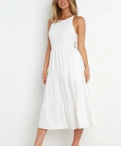 PUP61 Karine Dress - White