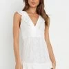 PUP58 Karley Dress - White Dresses