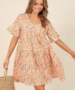 PUP24 Dresses Keily Dress - Orange
