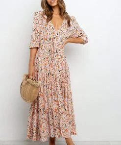 PUP49 Dresses Kelda Dress - Beige