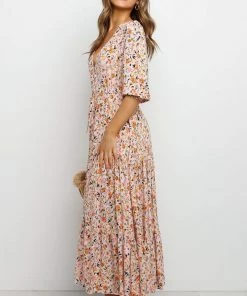 PUP49 Dresses Kelda Dress - Beige