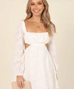 PUP14 Keren Dress - White