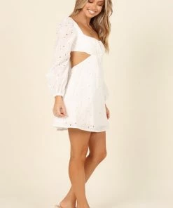 PUP14 Keren Dress - White