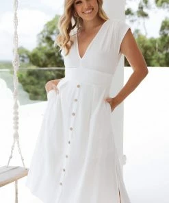 PUP8 Layla Dress - White Dresses