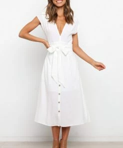 PUP8 Layla Dress - White Dresses