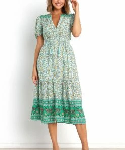 PUP8 Leighton Dress - Green Dresses