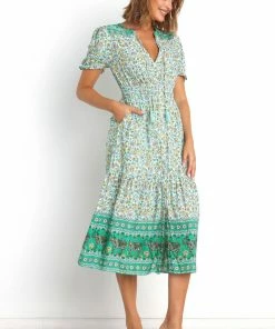 PUP8 Leighton Dress - Green Dresses