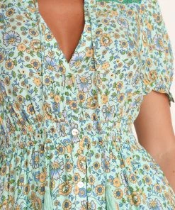 PUP8 Leighton Dress - Green Dresses