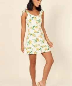 PUP63 Limoncello Mini Dress - White
