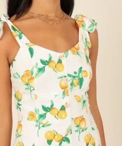 PUP63 Limoncello Mini Dress - White