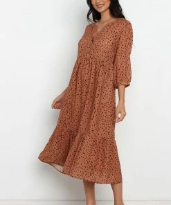 PUP8 Dresses Loreva Dress - Brown