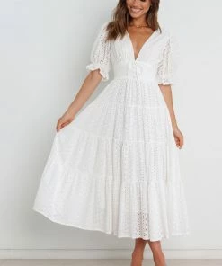 PUP3 Louisa Dress - White