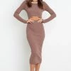 PUP14 Luciana Dress - Mocha Dresses