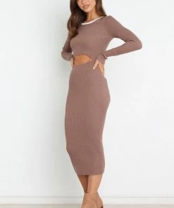 PUP14 Luciana Dress - Mocha Dresses