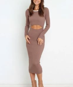 PUP14 Luciana Dress - Mocha Dresses