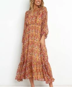 PUP14 Luciana Dress - Mustard Dresses