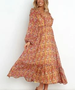 PUP14 Luciana Dress - Mustard Dresses