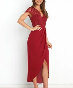 PUP44 Lucille Dress - Wine